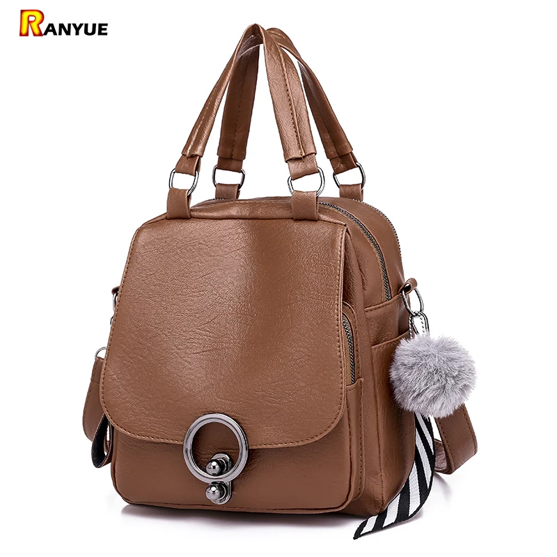 

Mini Mochila Feminina Casual Multifunction Women Leather Backpack School Shoulder Bag Sac a Dos Travel Back Pack Female Backpack
