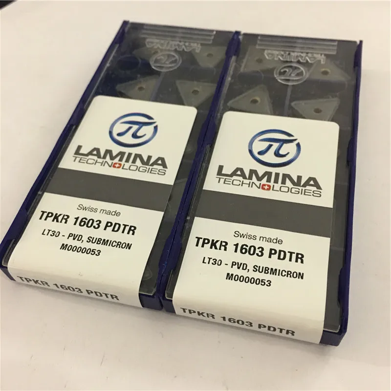 TPKR1603PDTR LT30 карбидная вставка для лезвия CNC 10 шт./лот оригинальные вольфрамовые