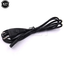 Hotest 10 pçs/lote Europa plugue DA UE 2-prong Cabo de alimentação Europeia 2 Cabo de saída de energia IEC 320 cord IEC320 C7 para Laptop Notebook