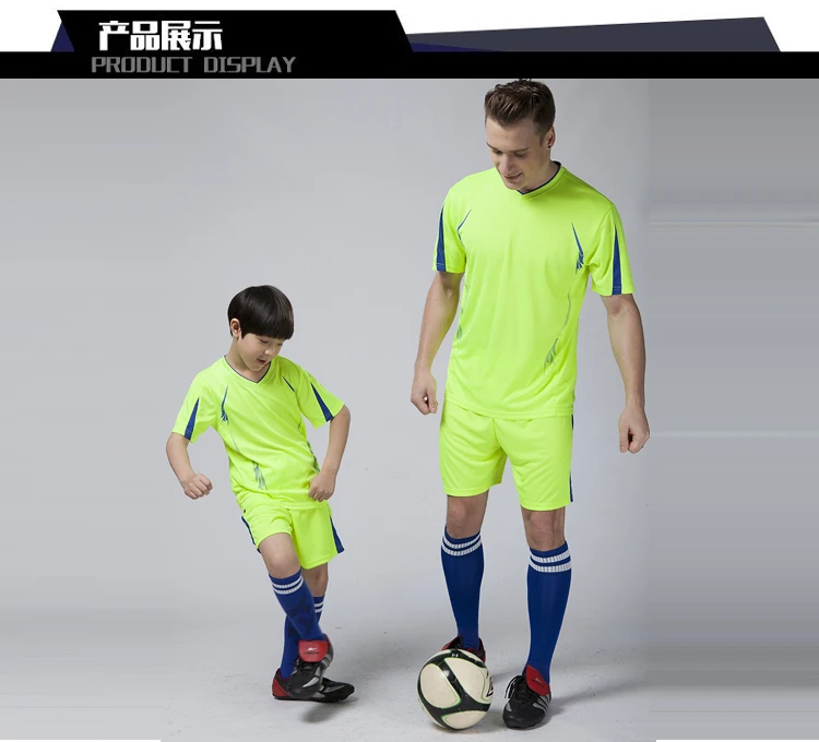 Camisa de futebol майки спортивные наборы для ухода за кожей для мужчин тренировочные костюмы взрослых Мужской Футбол Униформа с короткими рукавами maillot de foot