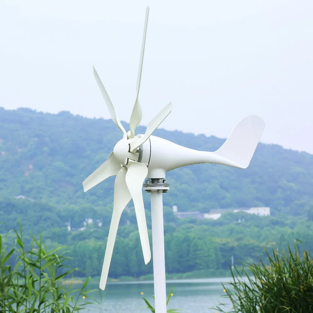 Turbine Éolienne de 800W, Générateur Adapté au Soleil Marin ou à un Usage Domestique