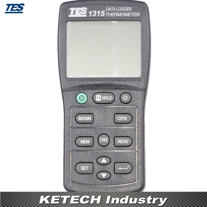 K.j.e.t.r.s.n. Ручной термометр 7500 datalogging Ёмкость tes1315