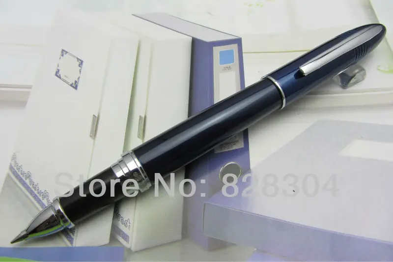 

Duke shark high quality navy blue roller pen, free shipping heavy texture