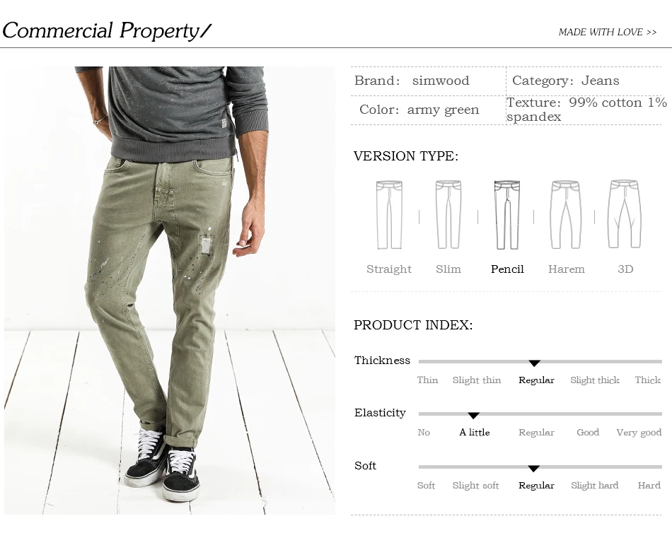 SIMWOOD Fashion Paint Splat 2019 Vintage Men Jeans Casual Hole Zipper Denim Pants Man Trousers Plus Size Free Shipping NC017053 HTB1T3XZcRLN8KJjSZFPq6xoLXXaR - SIMWOOD Fashion Paint Splat 2019 Vintage Men Jeans Casual Hole Zipper Denim Pants Man Trousers Plus Size Free Shipping NC017053