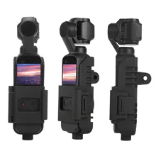 3 in 1 Tripod Mount Stand for DJI Osmo Pocket handheld camera Protective Frame,with a Backpack Clip, Bike Handlebar Mount