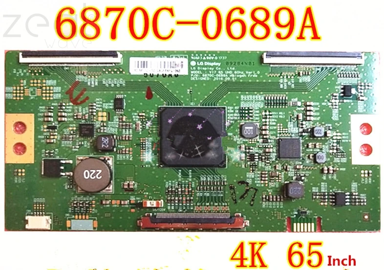 

For LG 65 Inch V17 65UHD 60HZ 6870C-0689A Logic Board LCD TV Set T-Con Logic Plate Bar Strip