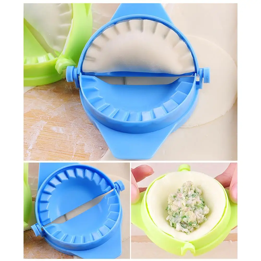 

1pc Kitchen Dumpling Maker Tool Food Grade Plastic Home Colorful Dumpling Mold Kichen Accessories Tool