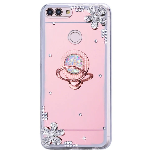 Зеркальный чехол P Smart Z для Huawei P30 P20 Pro Mate 20 30 lite 20s Honor 8X 9X Premium Nova 5T Y5 2018 Y7 Y9 2019