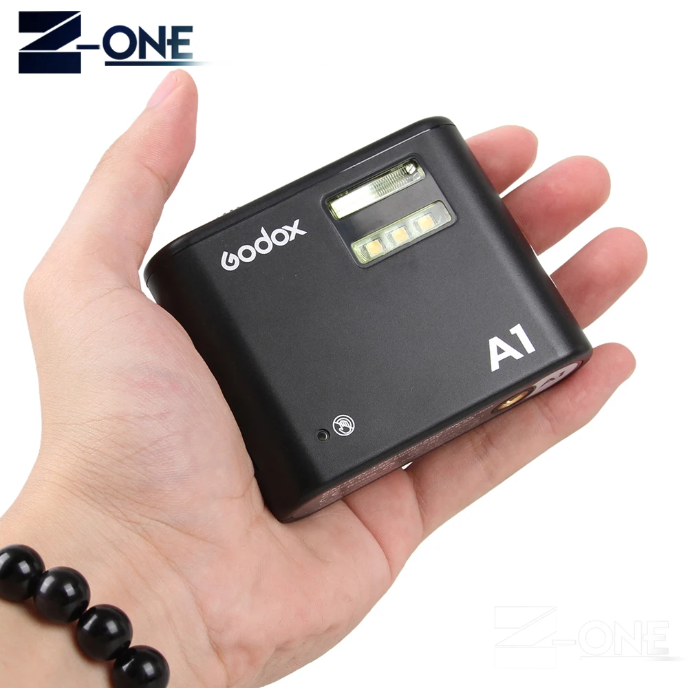 Вспышка Pro Godox A1 для смартфона с беспроводной системой 2 4G TTL Bluetooth триггер батареей