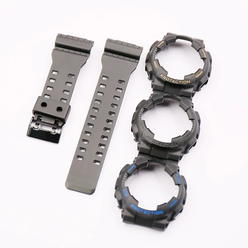 

Watch accessories resin watch strap Case suitable for Casio G-SHOCK GA/GD/GLS-100 110 120 Men's or women sports waterproof strap