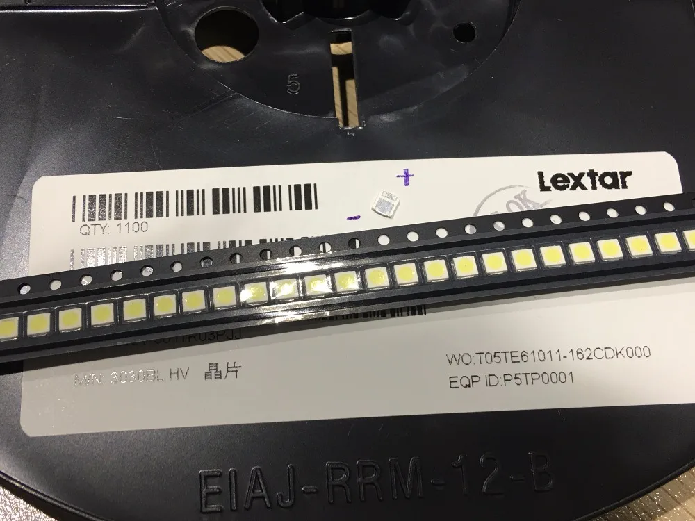 TT для lextar светодиодный Подсветка высокое Мощность светодиодный 1.8 Вт 3030 6 В холодный белый 150-187lm pt30w45 V1 для светодиодный ЖК-дисплей Подсветка