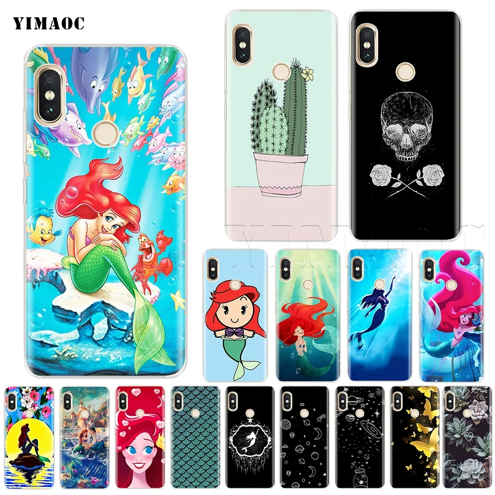 

YIMAOC Ariel Little Mermaid Case for Xiaomi Redmi Mi Note MAX 3 6a 7 8 9se mix 2s a1 a2 Lite mi6 mi8 se for pocophone f1