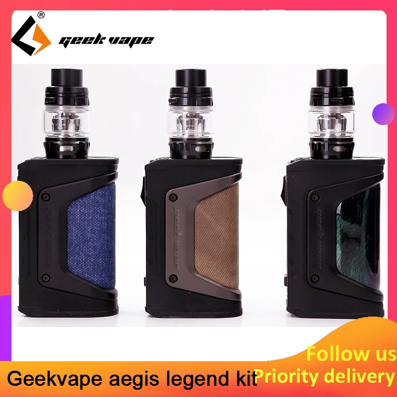 Новый цветной комплект Geekvape Aegis Legend kit Питание от двух аккумуляторов 18650 aegis 200w legend