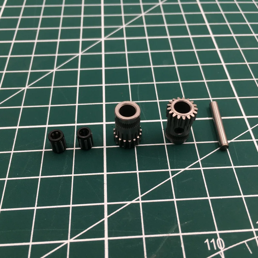 1Set Prusa I3 Mk2/Mk3 Stampante 3D Parte Clonata Btech Dual Gears Fai Da Te Prusa I3 Kit Di Pulegge In Acciaio Stampante 3D Ingranaggi Ruota Di Estrus