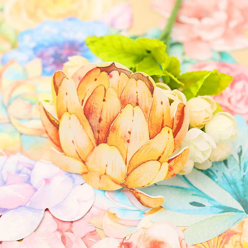 

30 pcs/pack Flowers plant Heteromorphism Greeting Card Postcard Birthday Letter Envelope Gift Card Set Message Card