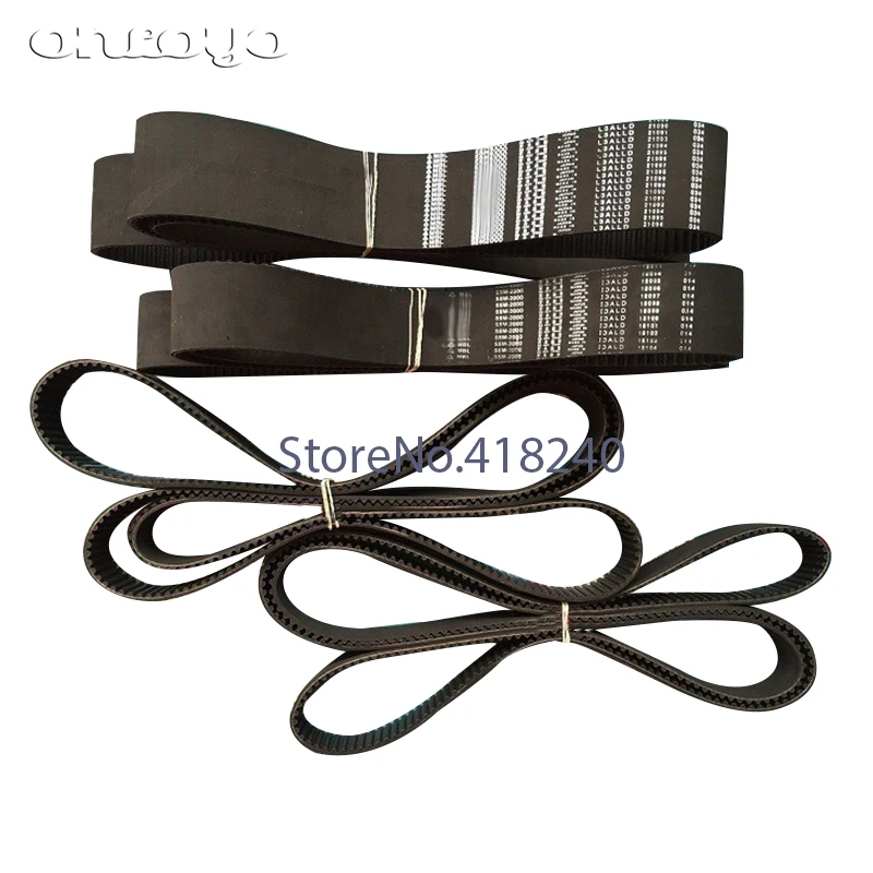 For BARUDAN And TAJIMA Tajima Embroidery Machines Rubber Belt S5M*2000 Circumference 2 Meters 30 35 40 45 50