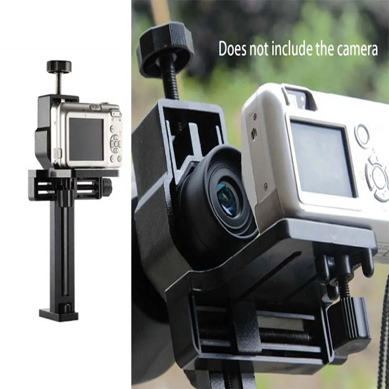 

Universal Telescope Digital Camera Metal Adapter for Astrophotography and Digiscoping (Black)