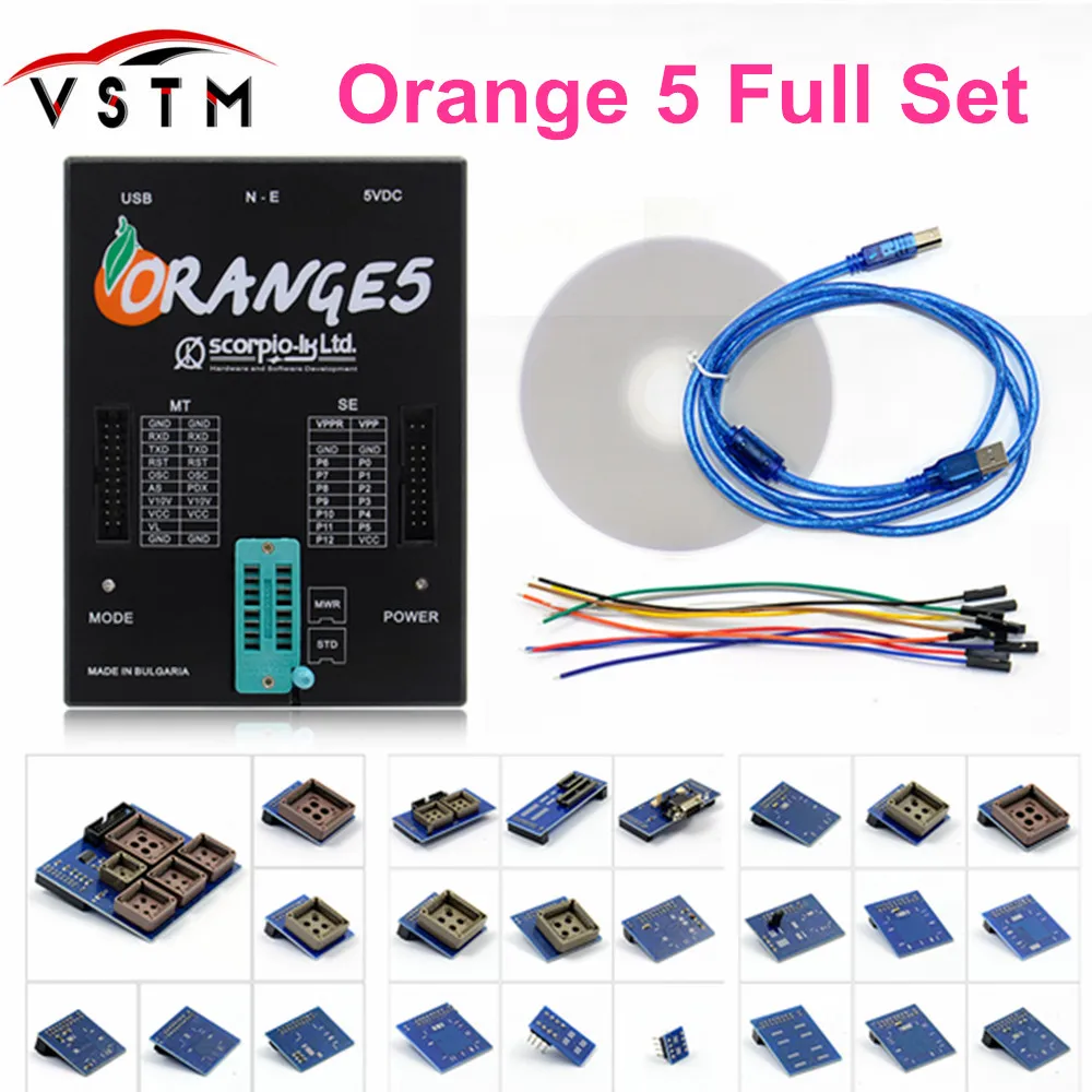Заводской Новый OEM Orange5 программатор Orange 5 с полным пакетом аппаратного