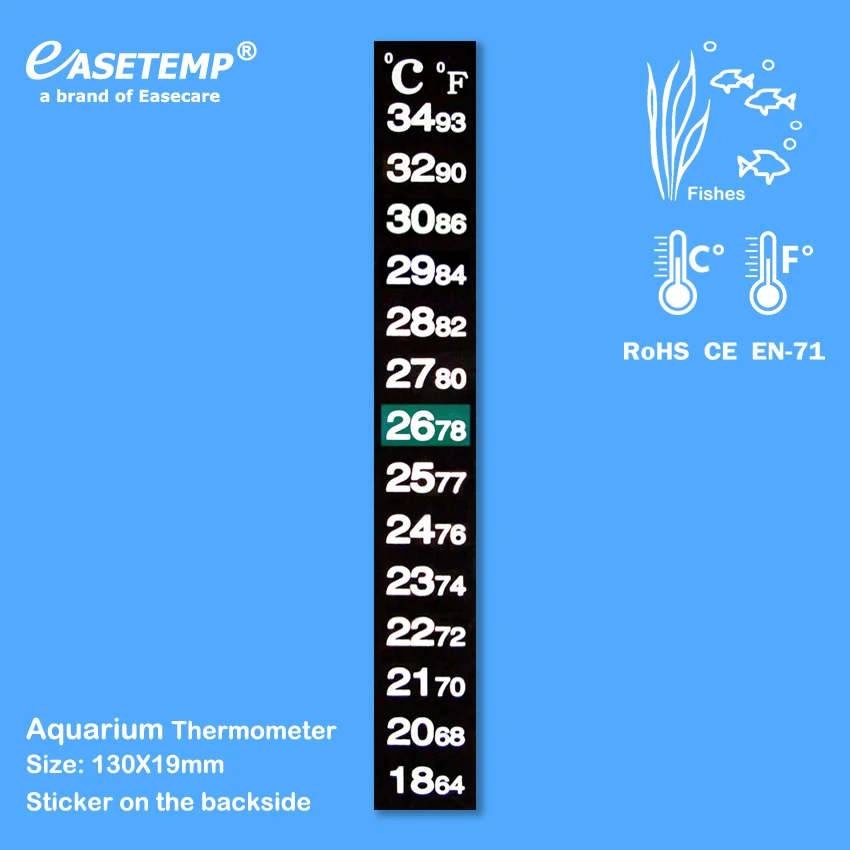 Аквариумный термометр с аксессуарами и полосками для домашних животных