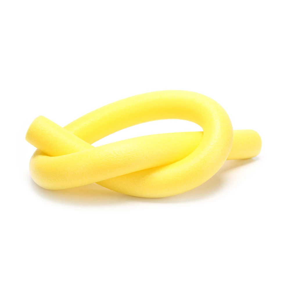 Полый гибкий плавательный бассейн ming помощь на воде Woggle лапша полезна для детей старше 5 лет и взрослых - Цвет: Цвет: желтый