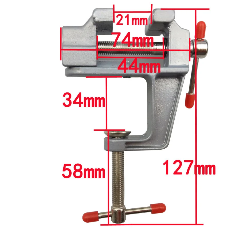  High Quality New Aluminum Small Jewelers Hobby Clamp On Table Bench Vise Mini Hand Tool Vice Hot Ha