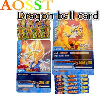 

16PCS Game Card Collection Battle Card Children's Interactive Toy Dragon Ball Card Son Goku Saiyan Budokai Ultra Instinct