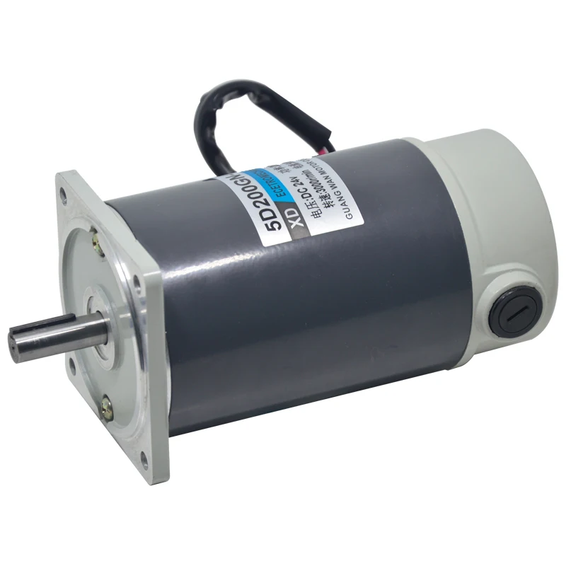 DC motor 12v24v high speed motor 5D200GN CC 200W high torque motor low-rpm-generators-innotec-power