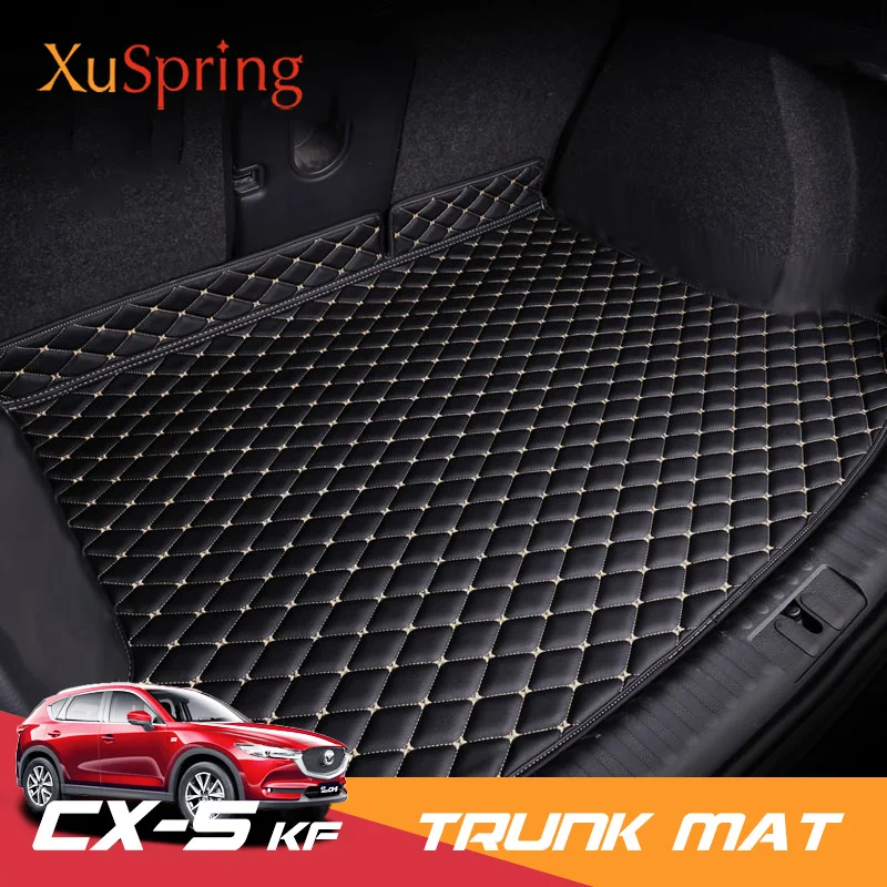 

For Mazda CX-5 CX5 2017 2018 2019 KF Car Rear Tail Box Trunk Mat Durable Boot Carpets Cargo Liner Car styling