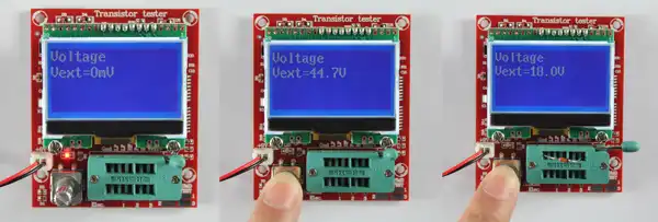 New M644 Transistor Tester L C R Diode Triode Transistor Capacitor Measurement Lcd Digital Transistor Smart Component Tester Multimeters Aliexpress