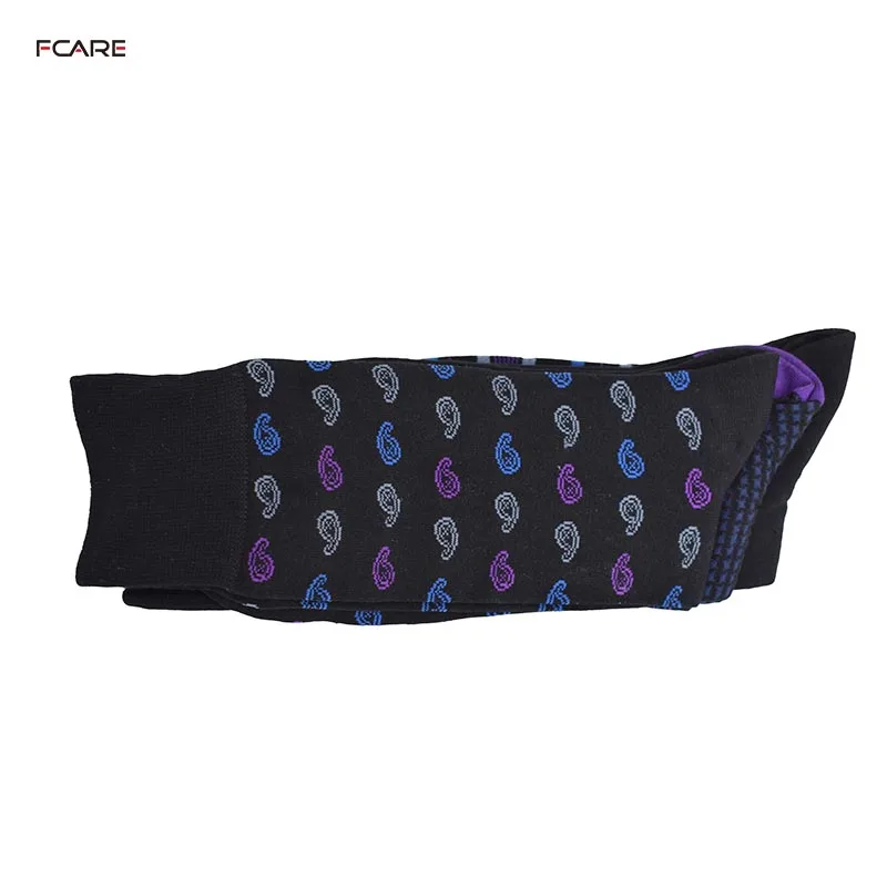 6 шт. = 3 пары мужские хлопковые носки с принтом|dress socks|socks plus sizesocks size |