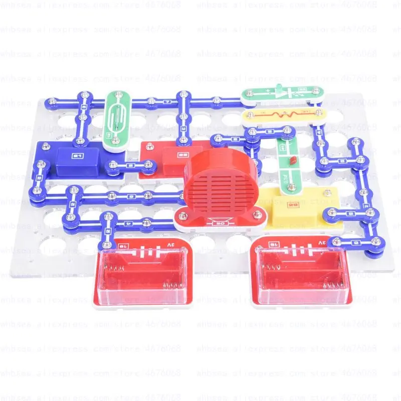 

Free Shipping Electronic Building Blocks Snap Circuits Projects Educational Science Kit Toy 2008 Experiments