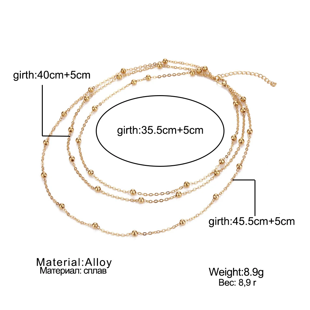 KISSWIFE Трендовое винтажное многослойное колье с круглыми бусинами, ожерелье с подвеской для женщин, девушек, бохо, ювелирные изделия ручной работы