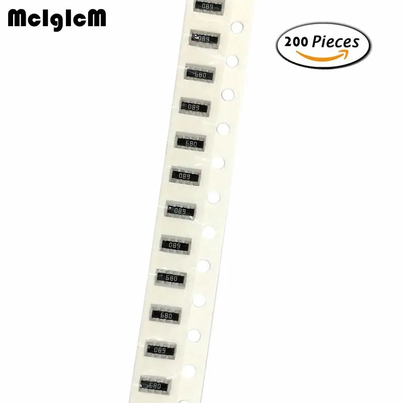 MCIGICM 200 шт. SMD 0402 матрица 8P4R 2*4P сетевая резисторная 0 Ом ~ 910 1K 910K Ом|0 ohm|1k ohmresistor array |