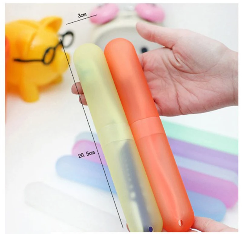 المحمولة السفر فرشاة أسنان حامل غطاء معجون الأسنان مربع التخييم في الهواء الطلق المنزلية تخزين كوب مربع الحمام اكسسوارات 1 قطعة