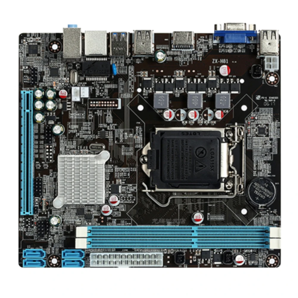 

Stable Motherboard Professional Quick Transmist Control Board For Intel H81 Replacement CPU Built-in For Desktop Computer