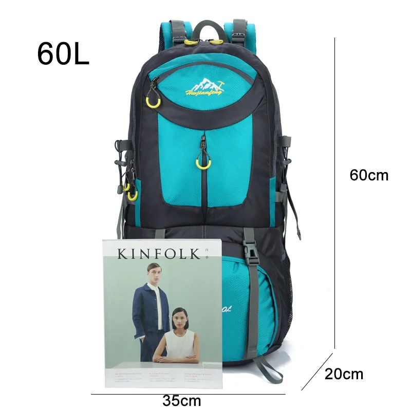 Hiking Backpack 60L Travel Climbing Backpacks Durable Outdoor Backpack Rucksack Sport Bag Backpack Men Waterproof Large Capacity