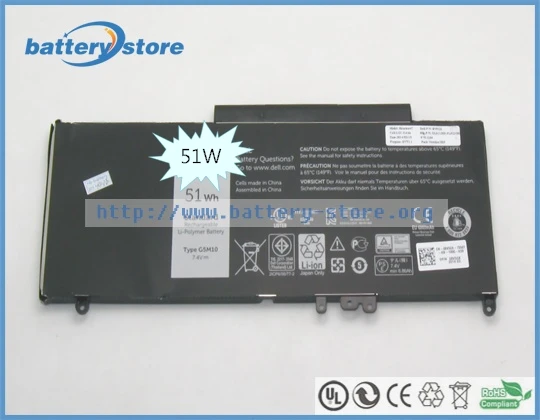 Новые оригинальные аккумуляторы для ноутбуков G5m10 8V5GX 6MT4T Latitude 15 5000 E5550 14 G5m1o E5450 451