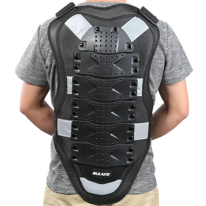 BIlinli Motocicleta Adulta Dirt Bike Body Armor Equipo de protecci/ón Pecho Protector de Espalda Chaleco de protecci/ón para Motocross Esqu/í Patinaje Snowboard