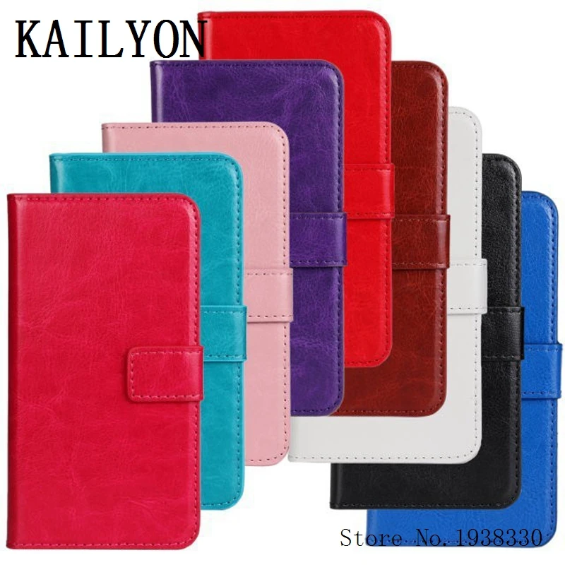 

KAILYON For LG L7 II 2 P710 P713 Luxury Wallet PU Leather Case For LG Optimus L7 II P715 P713 P710 Single Card Cover Phone Case