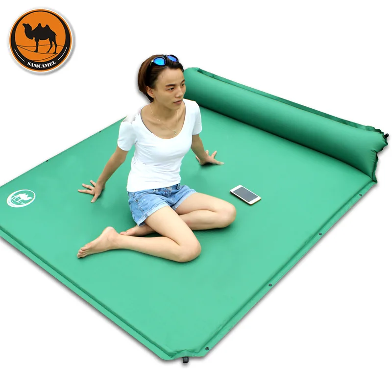 CS-033-3 توسيع 160 cm التلقائي للنفخ فراش وسادات للخارج 190*160*3.5 cm كبيرة spack التخييم حصيرة ل 2 الأشخاص