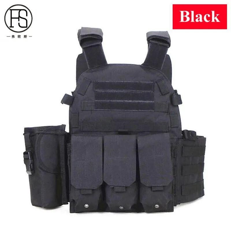 

Adjustable Airsoft MOLLE Tactical Combat Molle Assault Military Army 600D Vest for Patinball Shooting Combat Protection Vest