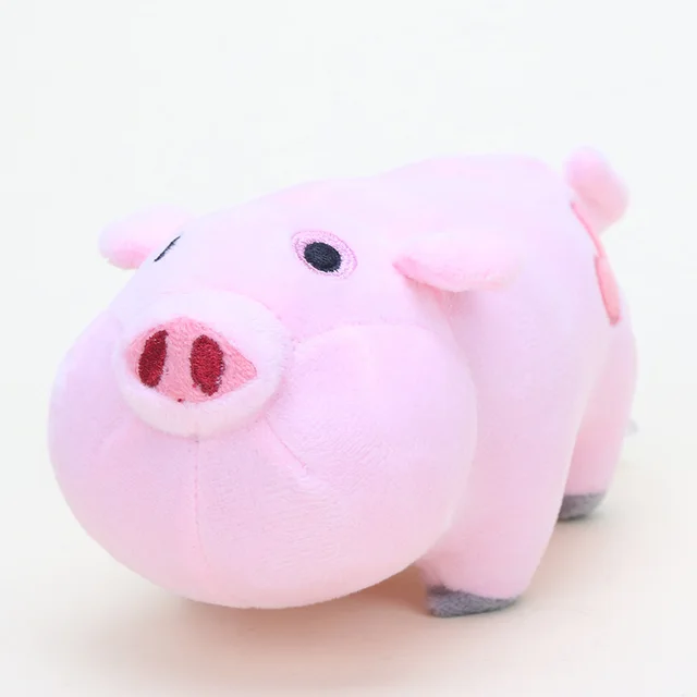 new cartoon 16cm gravity falls plush toys cute pink pig waddles
