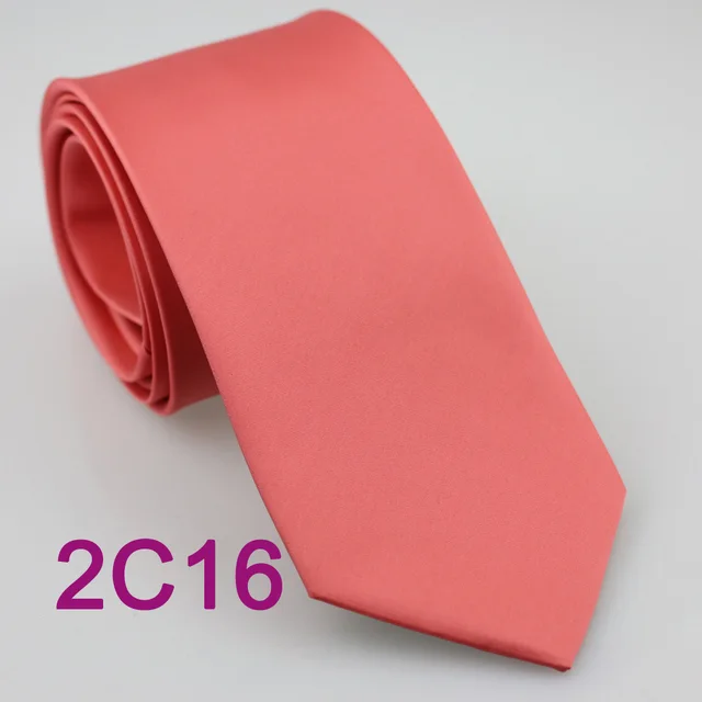 yibei coachella tie peach coral pink necktie solid color 2015 new