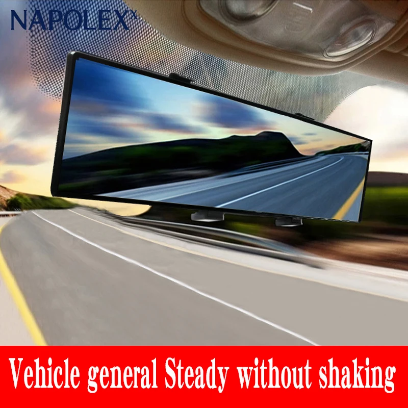 

300mm Wide field of vision Car Assisting Large Vision Anti-dazzling Blue MirrorRear View Mirror Angle Panoramic