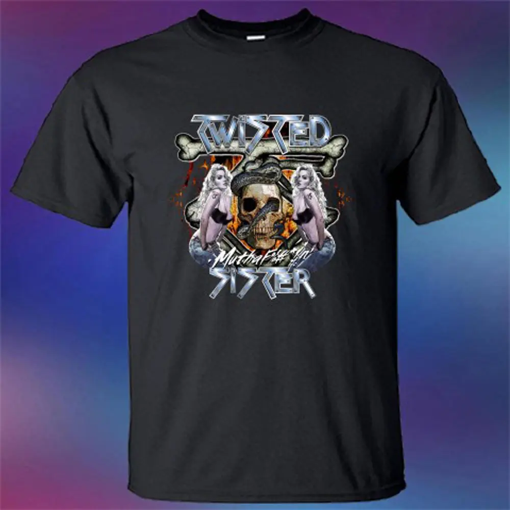 Gildan Новый Twisted Sister тяжелый металлический ремешок Legend Логотип Мужская черная
