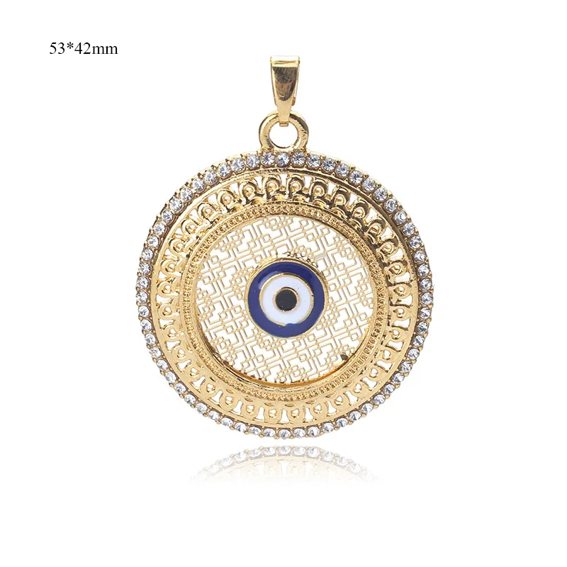 EVIL EYE 1pc new fashion font b gold b font Alloy evil eye connector font b