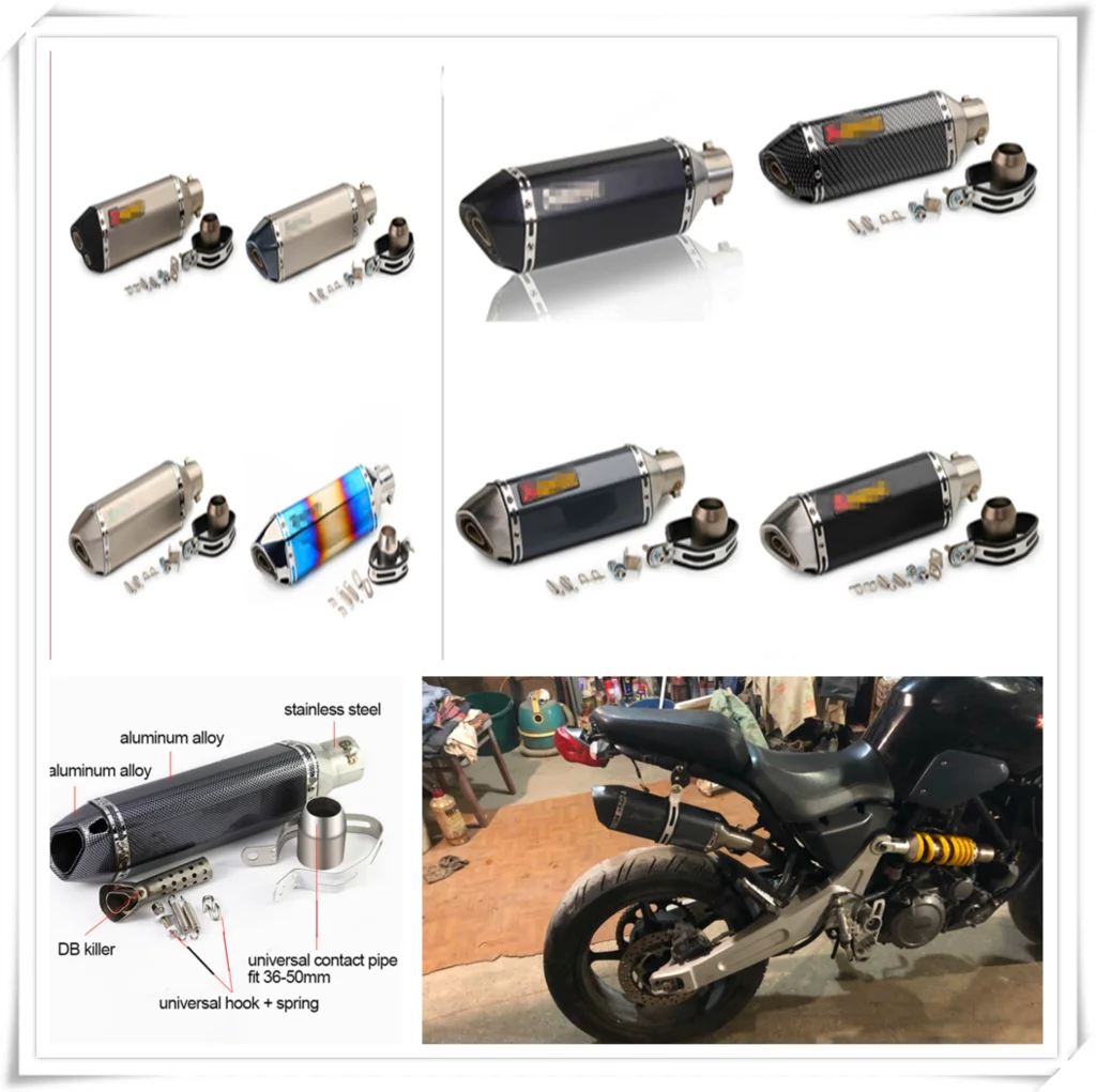 

Motorcycle Exhaust pipe Muffler DB killer for Renault Nepta Altica Zoe Sand-up Volkswagen vw Phaeton 6.0 MK7 Golf 7 FIAT Uno