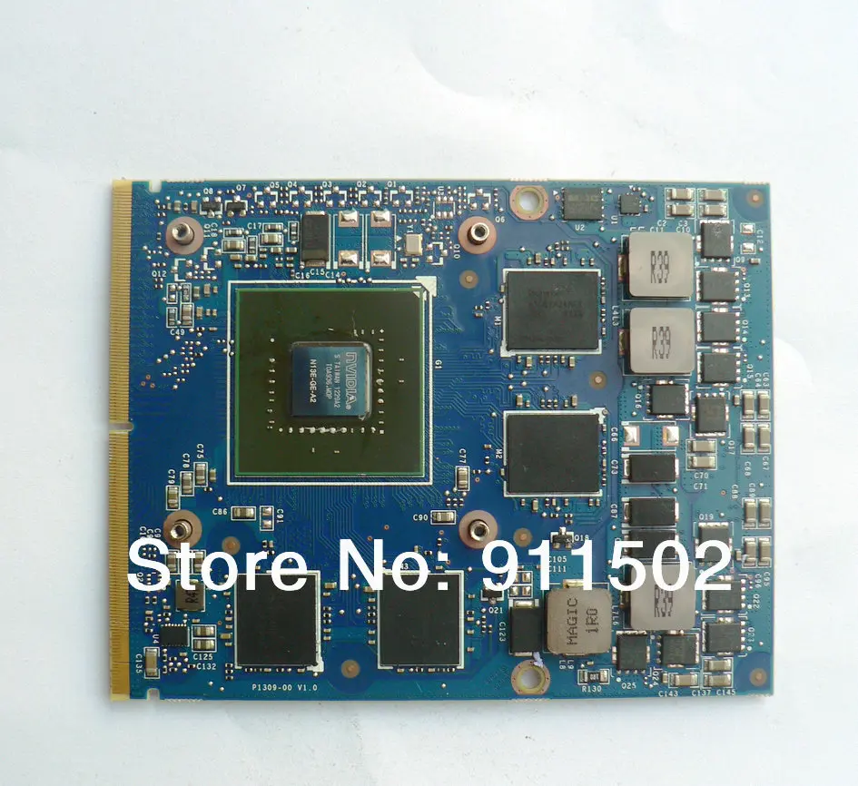 0M3XJV M3XJV Graphics Card VGA GTX 660M GTX660M N13E-GE-A2 2G DDR5 MXM 3.0b For M17X R4 M18X R2 Laptop Full Tested Well