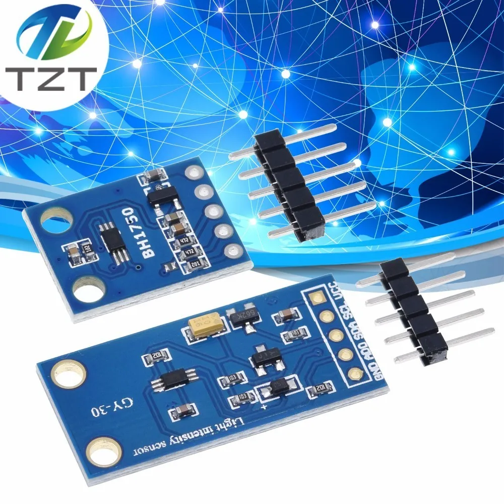 GY 302 30 BH1750 BH1750FVI Цифровой оптический интенсивность датчик освещенности модуль для