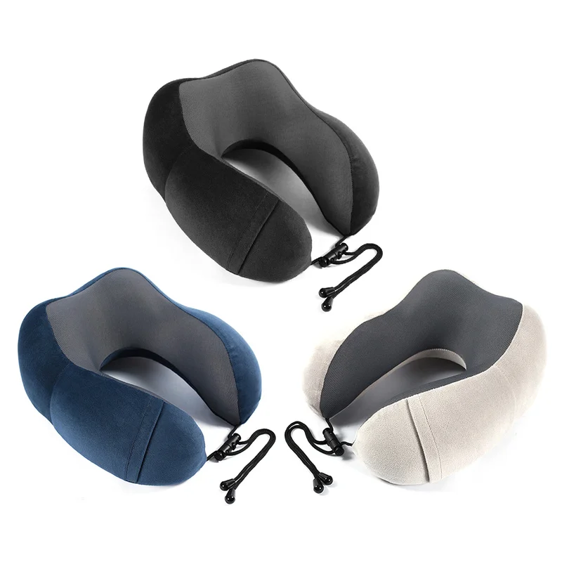 Новая u-образная магнитная подушка-подголовник для шеи с эффектом памяти, гарнитура с гарнитурой для офиса и путешествий, подушка для шеи